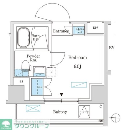 パークアクシス錦糸町スタイルズの物件間取画像